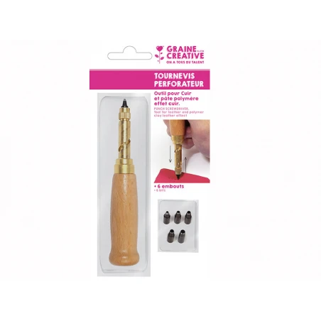 Tournevis Perforateur Cuir Avec 6 Embouts – Image 5